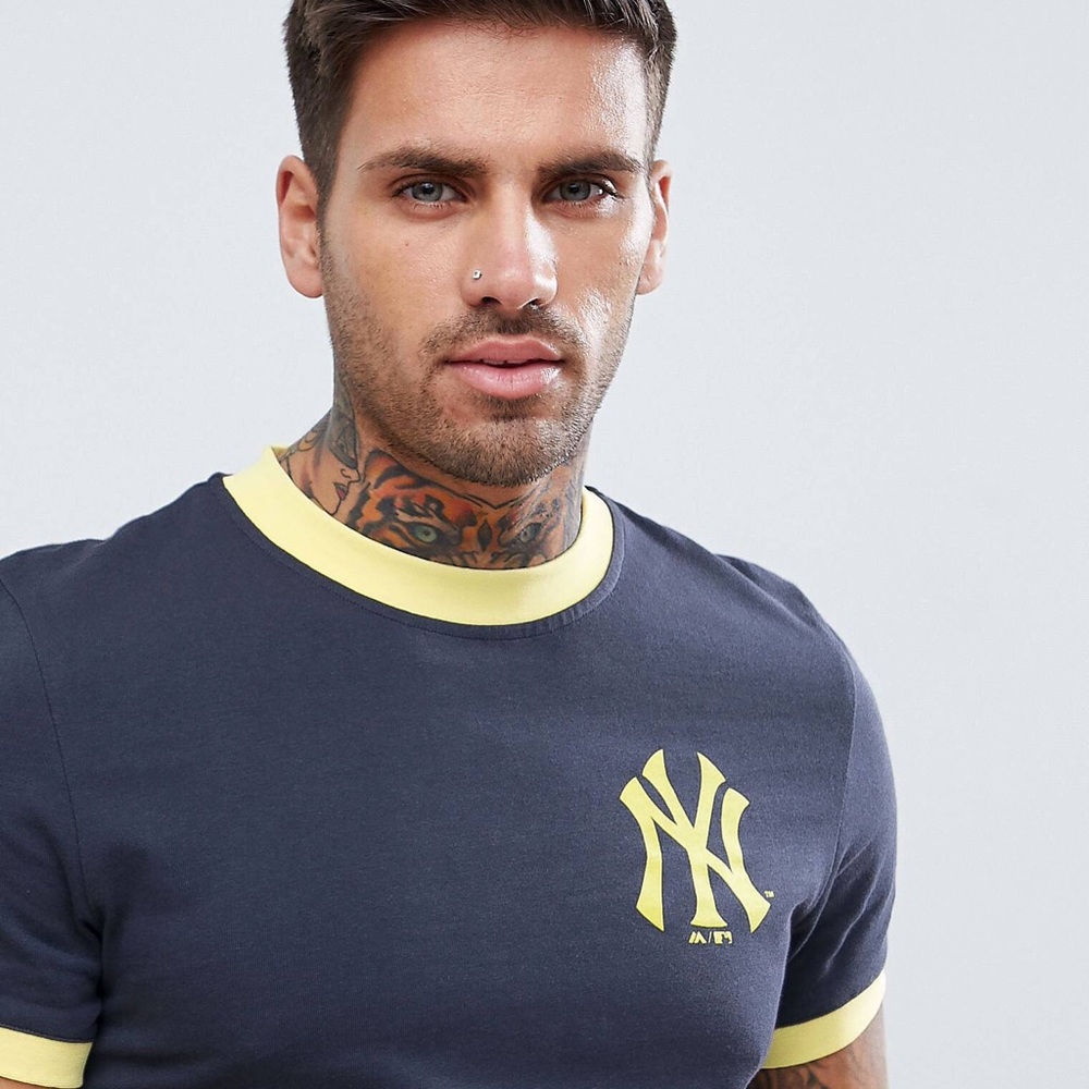 Majestic MEN M NY TEE